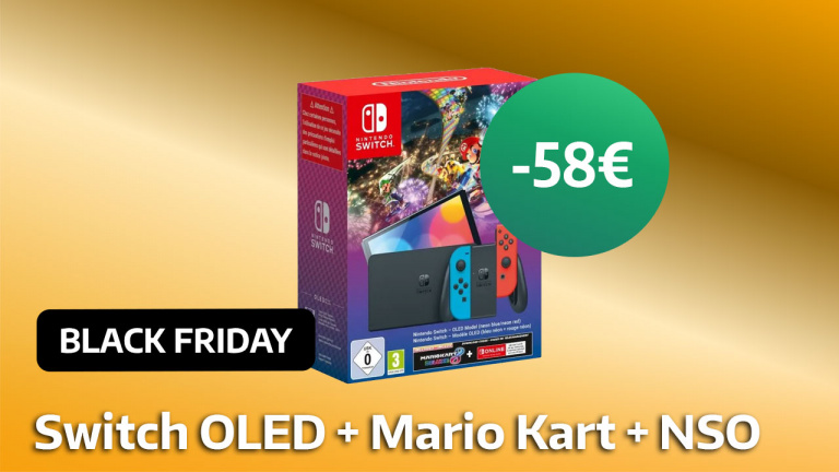 La Nintendo Switch OLED n'a jamais été aussi peu chère avec Mario Kart 8 Deluxe inclus pour le Black Friday