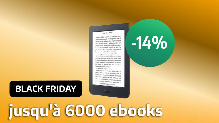Notée 4,5/5, la concurrente directe du Kindle Paperwhite d'Amazon est à -14% pendant le Black Friday
