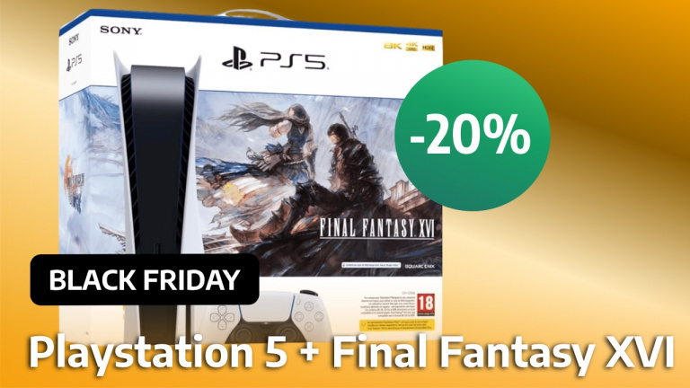 La PS5 est définitivement la reine de ce Black Friday, surtout à ce prix avec le jeu Final Fantasy 16 inclus !