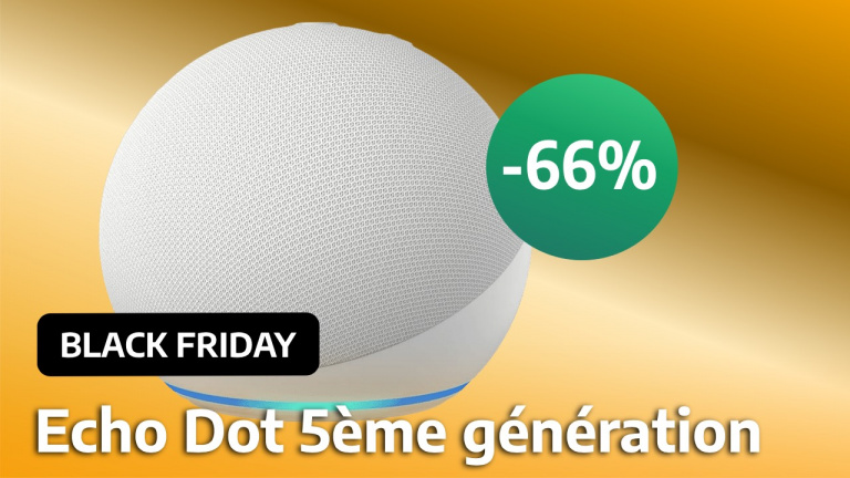 Black Friday : avec 66% de réduction,  semble décidé à se débarrasser  de ses Echo Dot 5 