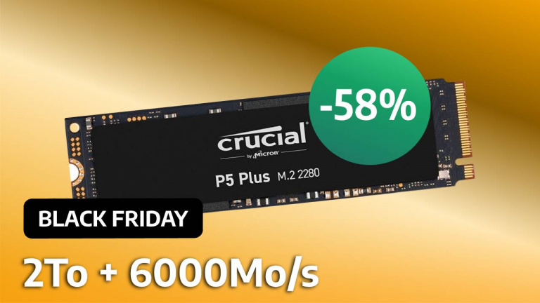 "Ce n'est pas possible !" Le SSD Crucial P5 Plus de 2 To est à -58% pour le Black Friday