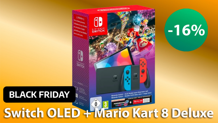 La Nintendo Switch est la console la plus vendue en France, et pendant le Black Friday elle est à un prix délirant avec le jeu Mario Kart 8 Deluxe inclus !