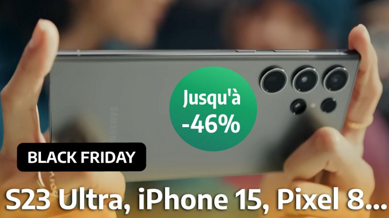 Les meilleures offres sur les smartphones du Black Friday disparaissent ce soir. Dernière chance pour avoir un S23 Ultra ou un iPhone 15 Pro à prix cassés
