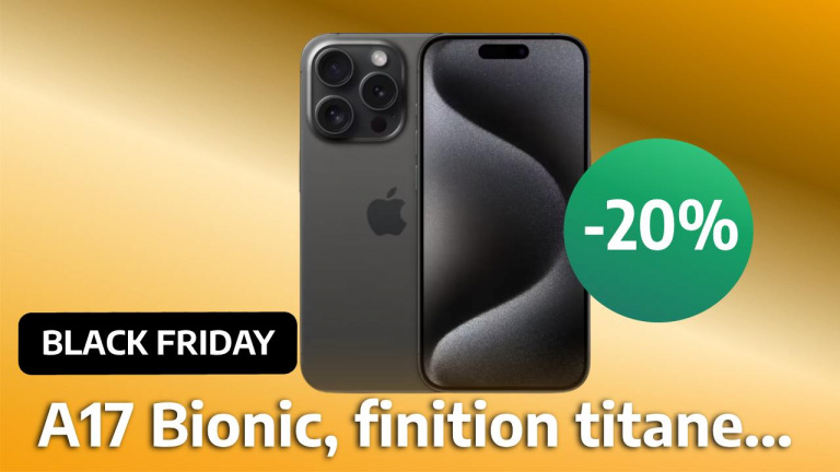 L'iPhone 15 Pro est à -20% chez une grande enseigne française : cette offre Black Friday ne va pas durer longtemps