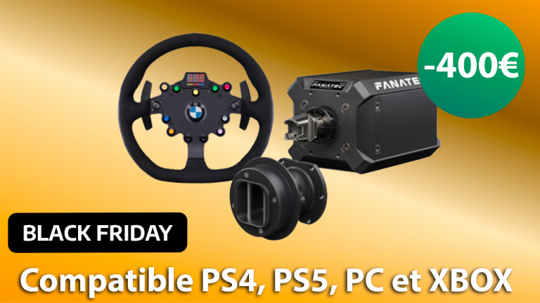Black Friday Fanatec : dernière chance pour acheter en promotion les meilleurs volants du monde pour PC, PS5 et Xbox