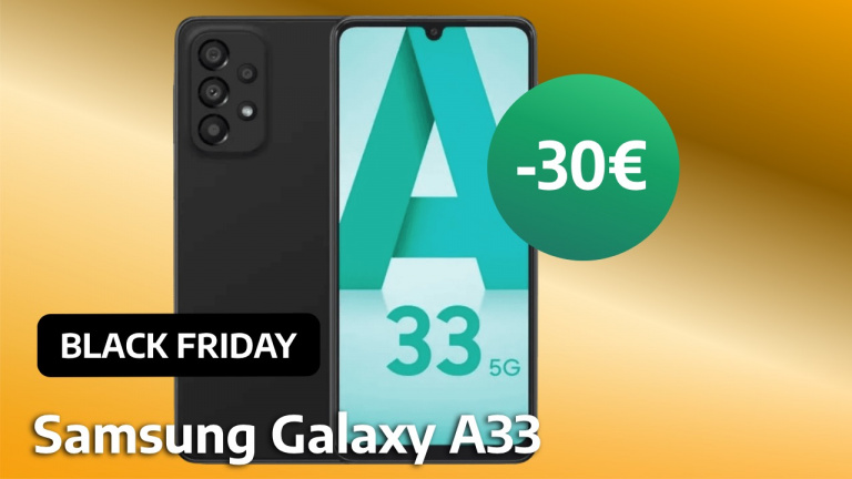 Avec cette promo, le Samsung Galaxy A33 devient le smartphone pas cher le  plus intéressant du Black Friday 