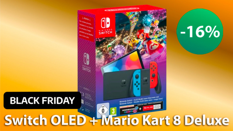 La Nintendo Switch OLED reste la meilleure console à offrir pour Noël, surtout en pack avec Mario Kart 8, le tout pour un prix fou durant le Black Friday
