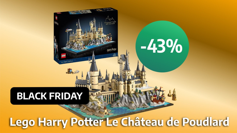 LEGO Harry Potter : Économisez 34€ sur Le Château et Le Domaine de Poudlard  pour le Black Friday 2023 !