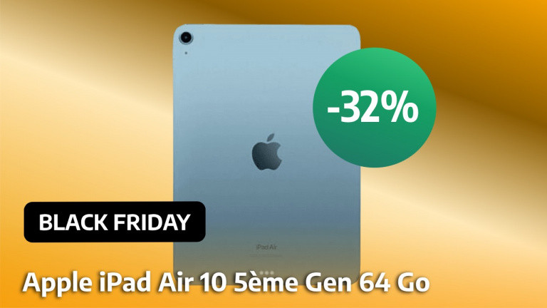 L'Apple iPad Air est à un prix totalement fou pour le Black Friday avec  cette réduction de 32 % ! 