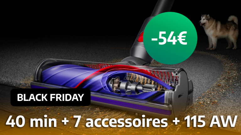 Léger maniable puissant -54€ sur le New Dyson V8 Absolute, l'aspirateur  sans fil en promo pour le Black Friday 