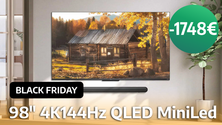 Cette TV 4K QLED Mini LED de 98" profite d'une promo géante de -1748 € pour ce Cyber Monday !