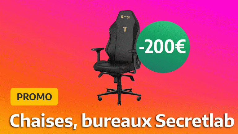 Jusqu’à -200€ sur les chaises gamer Secretlab pour enfin profiter d’un bon confort, y compris pendant de longues heures de jeu