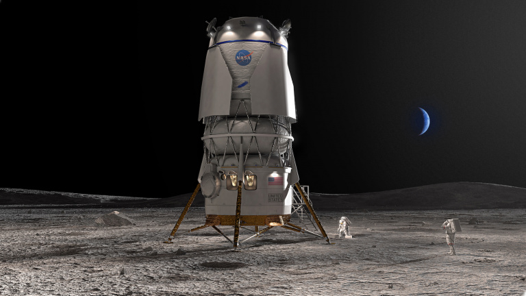 Starship aura besoin d'environ 20 ravitaillements en orbite pour atteindre la Lune, selon la NASA. Jeff Bezos avait raison