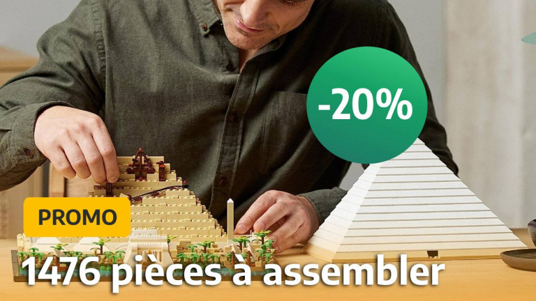 La Pyramide de Gizeh en LEGO vient de s'afficher à -20%, et c'est le cadeau de Noël idéal pour tous les passionnés de l'Egypte antique