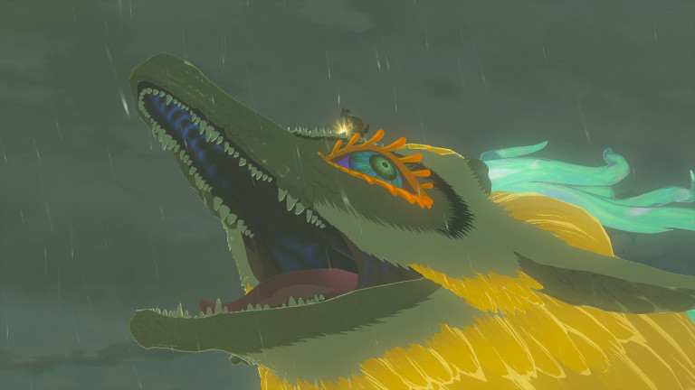 Dragon blanc Zelda Tears of the Kingdom : Où le trouver et comment monter dessus ?
