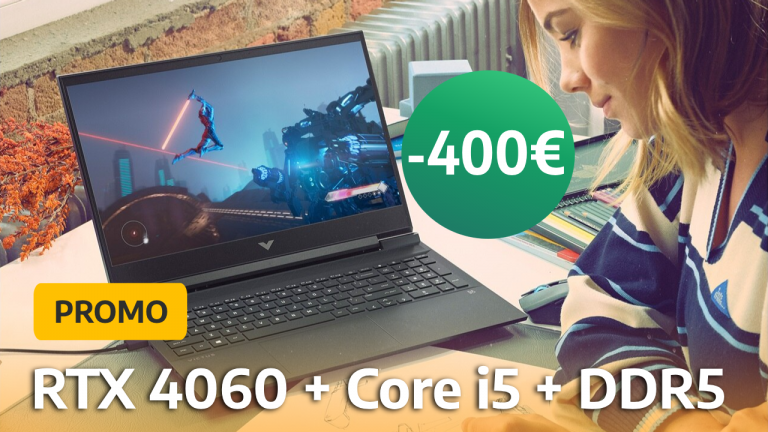 Promo : -400 € sur ce PC portable gamer avec RTX 4060 pour bien préparer Noël !