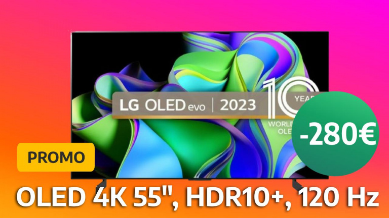 Pour Noël, s’offrir une TV 4K digne de ce nom devient bien plus réalisable : la LG C3 de 55 pouces perd 280€ sur son prix 
