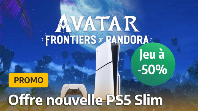Le jeu vidéo Avatar débarque enfin, et pour l’achat d’une PS5 Slim il vous revient moitié moins cher dans la limite des stocks disponibles