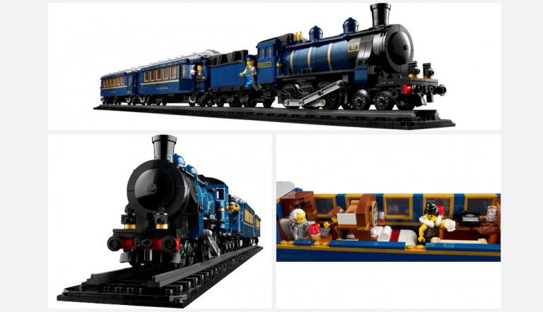 Ce nouveau LEGO est un véritable objet de décoration : c'est une reproduction fidèle du train de l'Orient Express