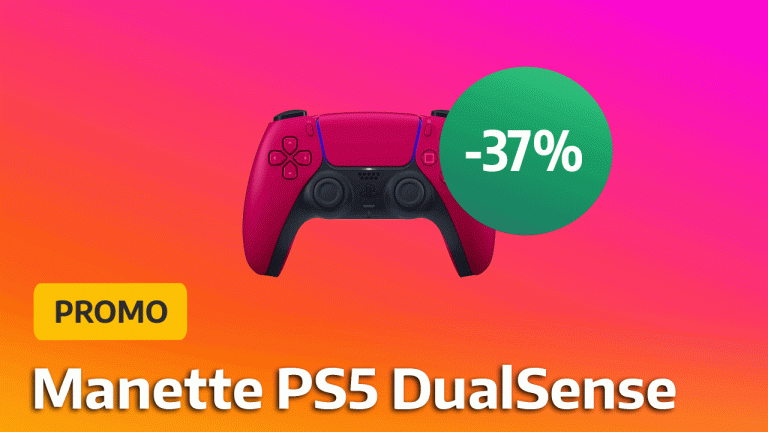 Promo manette PS5 : la DualSense Cosmic Red est à son prix le plus bas, mais pas pour longtemps ! 