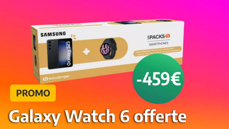 En plus de perdre 160€, le Samsung Galaxy S23, soit l’un des meilleurs smartphones de l’année, vient avec une Galaxy Watch 6 offerte