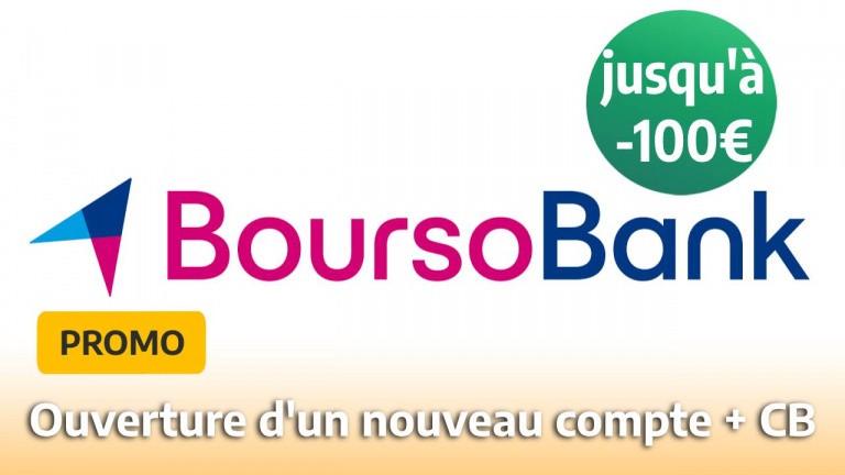 100€ déposés sur votre compte, c'est l'offre très intéressante du nouveau Boursorama qui veut faire connaître son nouveau nom : BoursoBank