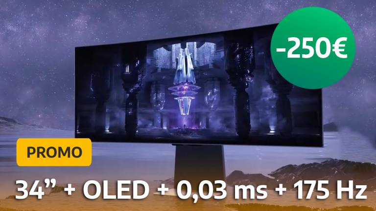 Promo écran PC gamer : -250€ sur le géant Odyssey OLED G8 de Samsung avec  sa dalle incurvée de 34 pouces compatible HDR ! 