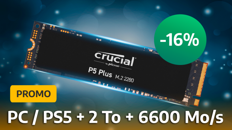 Crucial P5 Plus 2 To : le SSD NVMe M.2 à prix cassé