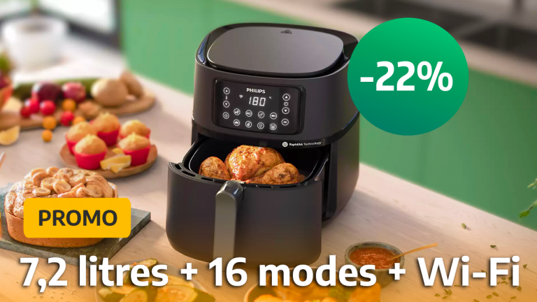 Promo Airfryer : 22% de réduction sur le Philips Série 5000 XXL, idéal pour adopter une alimentation saine grâce à ses 16 fonctions de cuisson !