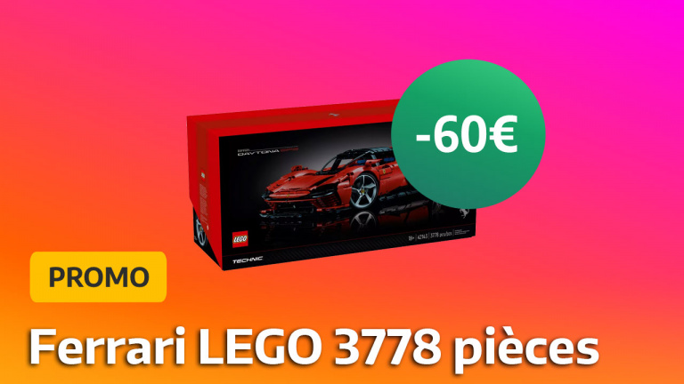 Juste avant Noël, le prix de cette Ferrari en LEGO se fait rouler dessus !