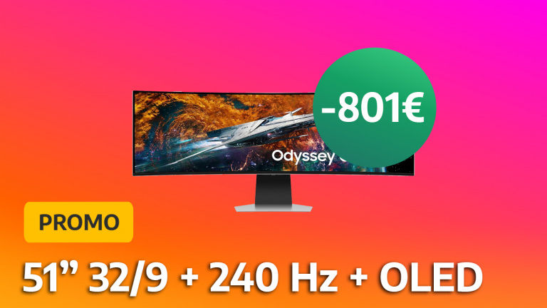 "Le roi des écrans gamer" : le somptueux Samsung Odyssey OLED G9 est à -801€ !