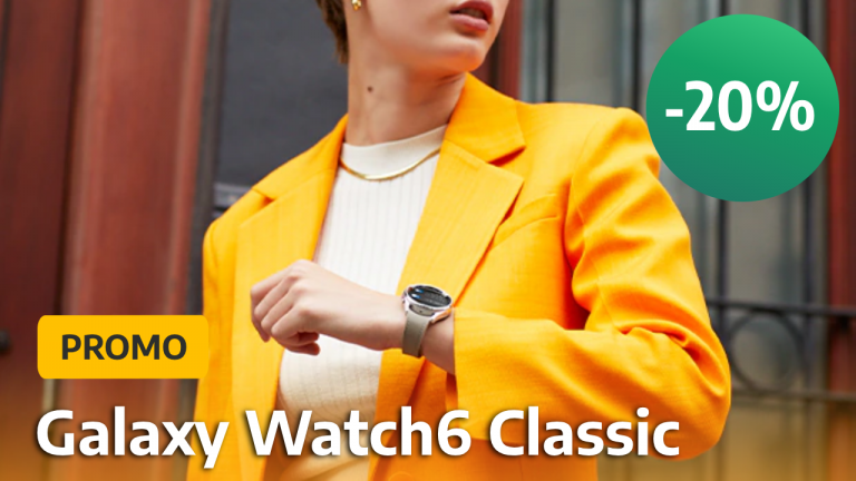 Samsung Galaxy Watch6 Classic : La montre connectée se retrouve en promo à -20% !