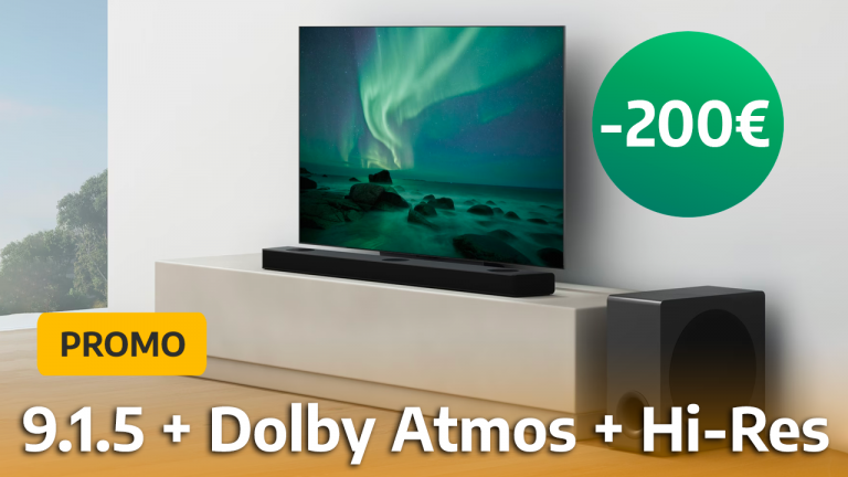 Promo LG : -200€ sur cette puissante barre de son au système 9.1.5 canaux compatible Dolby Atmos et Hi-Res ! Parfaite pour booster l'audio de votre TV 4K avec HDR !