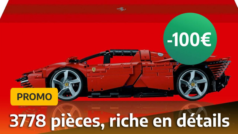 LEGO vide son stock en 2024 : la Ferrari Daytona SP3 à construire est en première ligne avec une remise immédiate de -100€ sur Amazon seulement