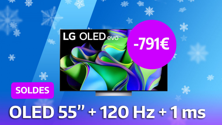 Pour les soldes 2024, il est possible de trouver la TV OLED LG de 55 pouces à prix cassé : en voici la preuve avec la fameuse C3
