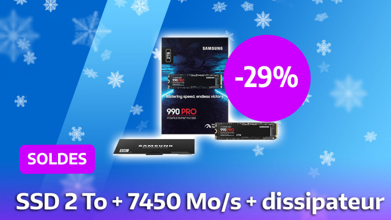 Samsung 990 Pro : ce SSD ultra performant de 4 To est à prix plus doux pour  les soldes