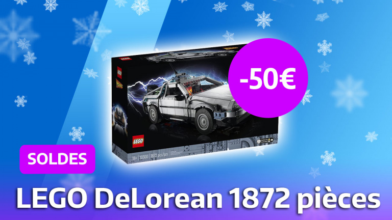 J'ai payé 149€ pour acheter la célèbre Delorean, voiture emblématique de Retour vers le Futur en soldes : bien évidemment, c'est un LEGO... mais un très beau LEGO
