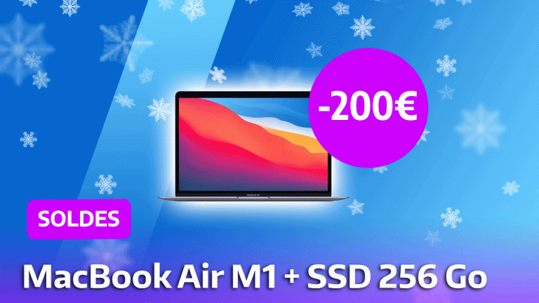 Vous ne rêvez pas, ce MacBook Air M1 d'Apple est bien en promotion de 200€ pendant ces soldes d'hiver !