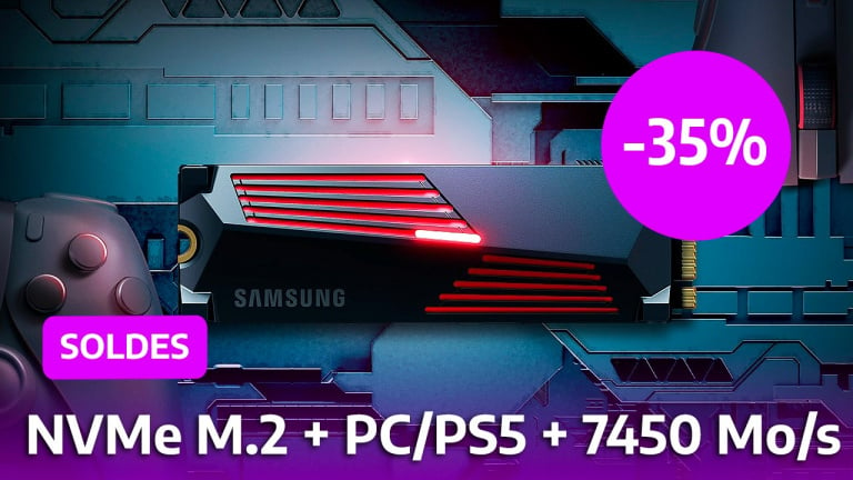 Le Samsung 990 Pro est l'un des meilleurs SSD 2 To pour PS5 et PC gamer et, en ce moment, son prix est détruit