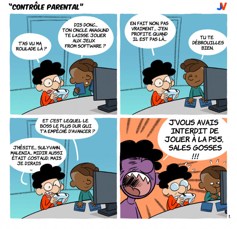 Le contrôle parental marche-t-il vraiment sur nos PS5 ? - LaPetitePelle dessine JeuxVideo.com - N°506