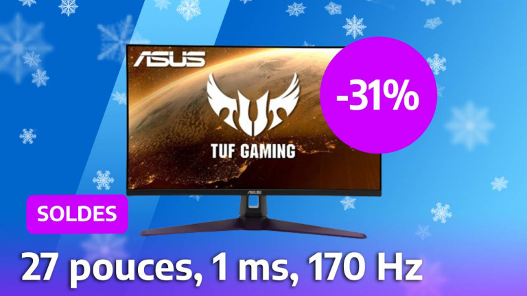 Amazon est fou de proposer cet écran PC gamer Asus TUF à -31% pendant les soldes… il n’y en aura pas pour tout le monde à ce prix là