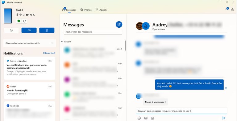J’ai associé mon smartphone sous Android à mon PC sous Windows 11, et j’ai découvert des possibilités inattendues qui me font gagner un temps fou ! J’ai associé mon smartphone sous Android à mon PC sous Windows 11, et j’ai découvert des possibilités inattendues qui me font gagner un temps fou !