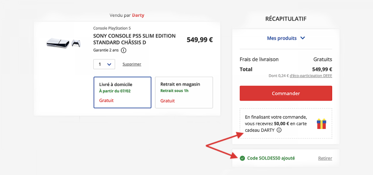 Pour la fin des soldes, la PS5 slim s'offre une jolie réduction chez ce marchand français, avec un tel prix, attention à la rupture de stock !