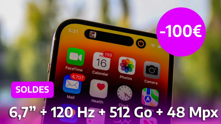 Grâce aux soldes, même l'Apple iPhone 14 Pro Max de 512 Go en version Or est moins cher !