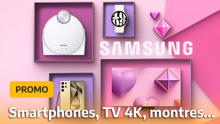 Le site officiel de Samsung devient tout rose et les prix viennent de chuter ! Que se passe-t-il ? La réponse est tout simple : le géant coréen passe en mode St-Valentin