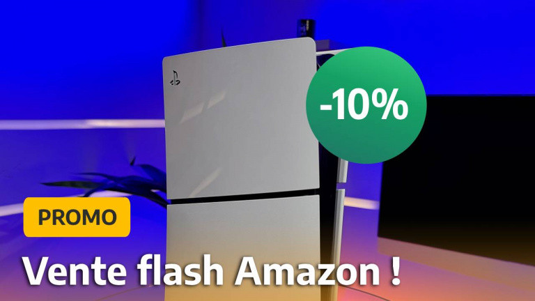PS5 Slim : Amazon lance une vente flash en affichant la console de Sony à -10% pour une courte durée