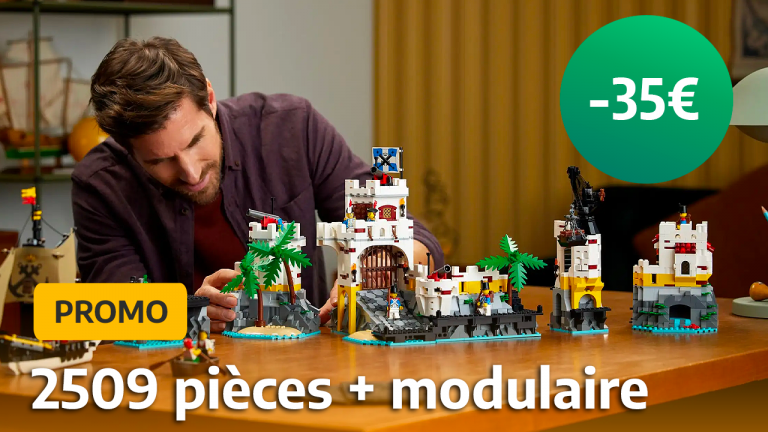 La maquette pour adultes LEGO sur l'univers de la piraterie est à un prix irrésistible sur ce grand site français