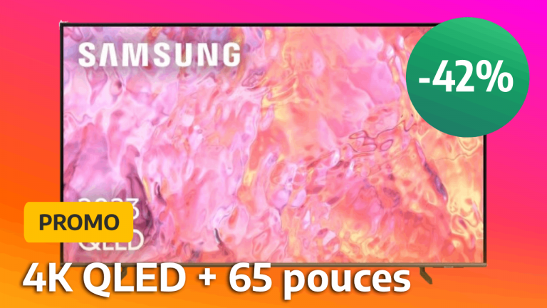 Votre salon va vous remercier avec cette TV 4K QLED Samsung de 65 pouces à -42% !