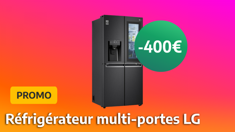 "Le frigo de mes rêves" : LG fait aussi des frigos connectés et avec 400€ de réductions, celui-ci est un banger ! 