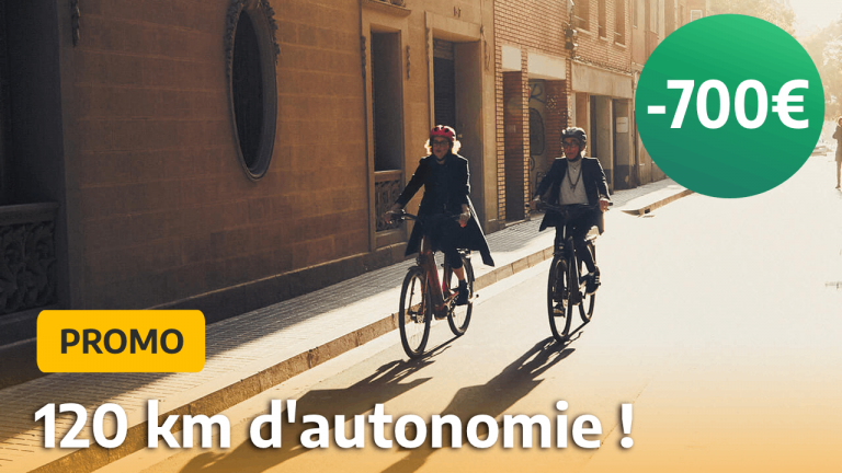 Avec ce vélo électrique, vous allez pouvoir circuler en ville sans effort et à un bon prix grâce à une promo de -700 € !